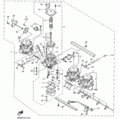 Схема узла: Карбюратор1 (4HMC / 4HMD) Yamaha XJR400