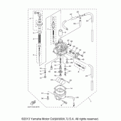 Схема вузла: Карбюратор Yamaha TTR125 TT-R125