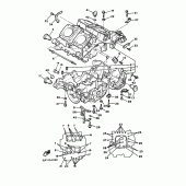 Схема вузла: Картер двигуна Yamaha VMX12 V-MAX