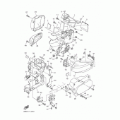 Схема вузла: Бічна кришка Yamaha XVS1100 V-Star Classic