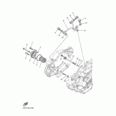 Схема узла: Масляный фильтр Yamaha YZ250 YZ250F