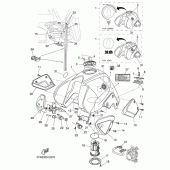 Схема узла: Топливный бак Yamaha MT03 MT-03