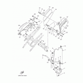 Схема вузла: Бічна кришка Yamaha XTZ1200 Super Tenere ES