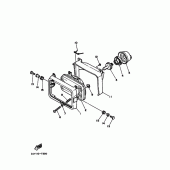 Схема вузла: Фара Yamaha TW200