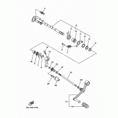 Схема вузла: Вал перемикання Yamaha MT09/MTN850 MT-09 Tracer