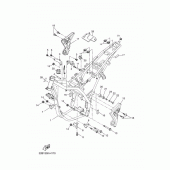 Схема вузла: Рама Yamaha WR125 WR125R