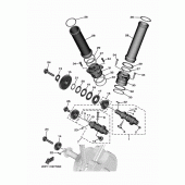 Схема узла: Распредвал и Цепь ГРМ Yamaha XV1900 Star Venture