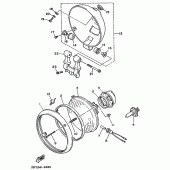 Схема узла: Фара Yamaha XV1100 Virago