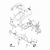 Схема узла: Крыло Yamaha XVS950 SCR950