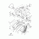 Схема узла: Топливный бак Yamaha TTR125 TT-R125