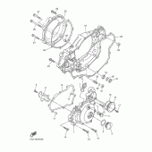 Схема узла: Крышки картера 1 Yamaha WR450F