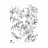 Схема вузла: Бічна кришка Yamaha VMX12 V-MAX