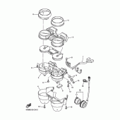 Схема вузла: Панель приладів Yamaha XJR400
