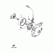 Схема вузла: Генератор Yamaha TTR90 TT-R90