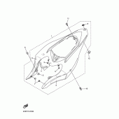 Схема вузла: Бічна кришка Yamaha YZF-R1 R1 RaceBase