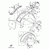 Схема вузла: Pare boue Yamaha XVS650 Drag Star Classic