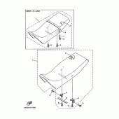 Схема узла: Сиденье Yamaha XT225 Serow