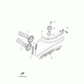 Схема узла: Распредвал и Цепь ГРМ Yamaha XP500 T-MAX