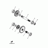 Схема вузла: Трансмісія Yamaha XP500 T-MAX