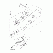 Схема вузла: Вихлопна система Yamaha WR450F