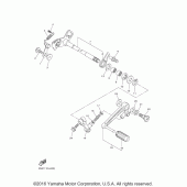 Схема вузла: Вал перемикання Yamaha VMX17 V-MAX