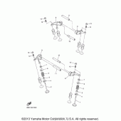 Схема вузла: Клапан Yamaha XVS1300 Stryker