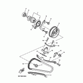 Схема узла: Распредвал и Цепь ГРМ Yamaha WR125 WR125R