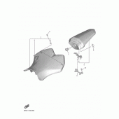 Схема вузла: Сидіння Yamaha YZF-R6/ YZF600 R6