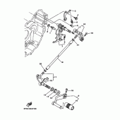 Схема узла: Вал переключения Yamaha XV1700 Road Star Warrior