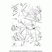 Схема вузла: Електроустаткування (1) Yamaha FJ09 FJ-09