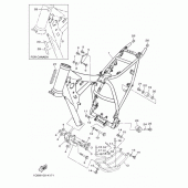 Схема вузла: Рама Yamaha TTR230 TT-R230