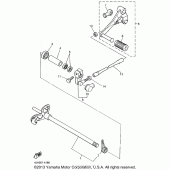Схема вузла: Вал перемикання Yamaha YZF600R Thundercat