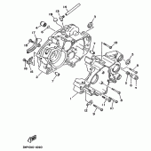 Схема вузла: Картер двигуна Yamaha WR200R