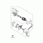 Схема узла: Стартер электрический Yamaha SRX250