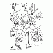 Схема вузла: Електроустаткування 1 Yamaha FZS1000 FZ1
