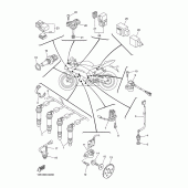 Схема вузла: Електроустаткування 1 Yamaha YZF-R6/ YZF600 R6