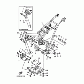 Схема вузла: Рама Yamaha TTR125 TT-R125