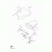 Схема вузла: Сидіння Yamaha YZF-R6/ YZF600 R6