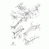 Схема вузла: Бічна кришка Yamaha XP500 T-MAX 530