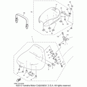 Схема вузла: Сидіння Yamaha XVS650 V-Star Classic