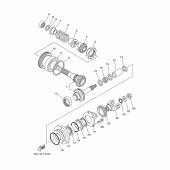 Схема узла: Промежуточная передача Yamaha XVS1100 Drag Star Classic