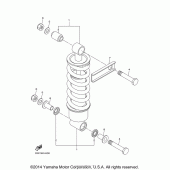 Схема вузла: Задня підвіска Yamaha FZ6 FZ6R