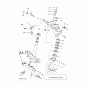 Схема узла: Steering 2 Yamaha WR125 WR125X