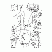 Схема вузла: Електроустаткування 2 Yamaha YZF-R7 R7