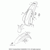 Схема вузла: Крило Yamaha TTR230 TT-R230