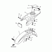 Схема вузла: Крило Yamaha TTR225 TT-R225