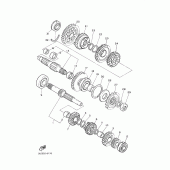 Схема вузла: Трансмісія Yamaha YZF1000R Thunderace