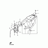 Схема вузла: Бічна кришка Yamaha YZF-R6/YZF600 R6S