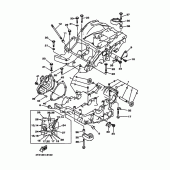 Схема вузла: Картер двигуна Yamaha TDM850