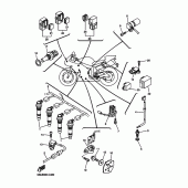 Схема вузла: Електроустаткування 1 Yamaha YZF-R6/ YZF600 R6